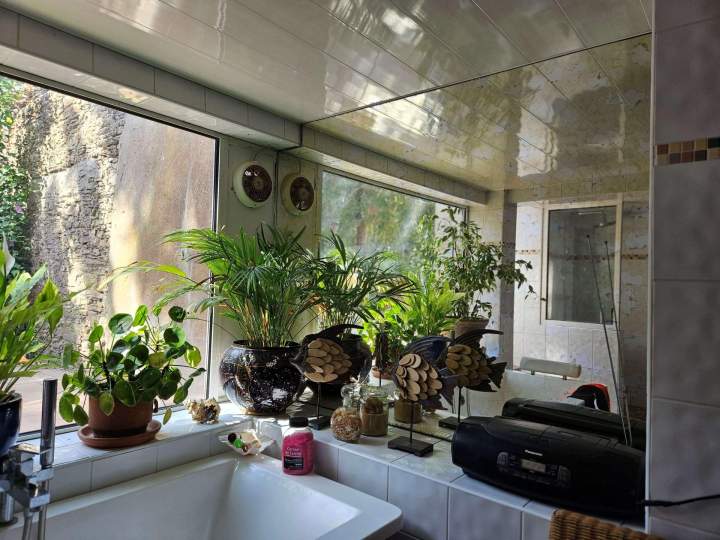 Pose de miroir 6mm vieilli avec encoches, sur Nantes 