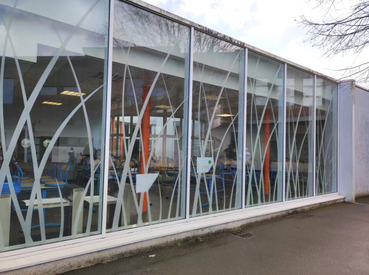 Remplacement de double vitrage sur mur rideau aux Sorinières