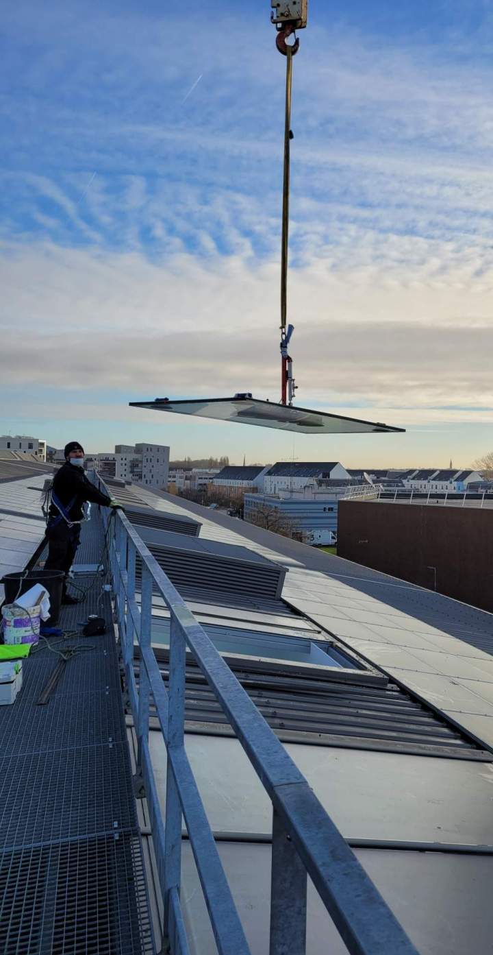 remplacement vitrage toiture nantes